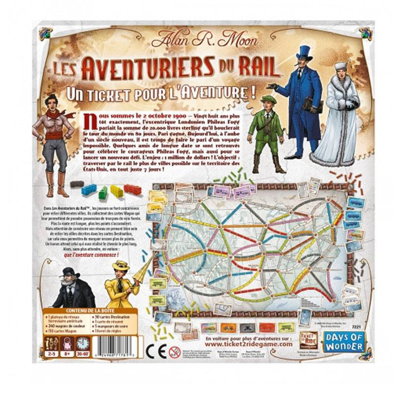 Buy Les Aventuriers du Rail - Extension 1910 - Board Game - Days of wonder
